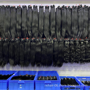 Bone straight raw vietnam hair, 36 38 inch straight virgin brazilian human hair, super double drawn vietnamese raw hair vendor